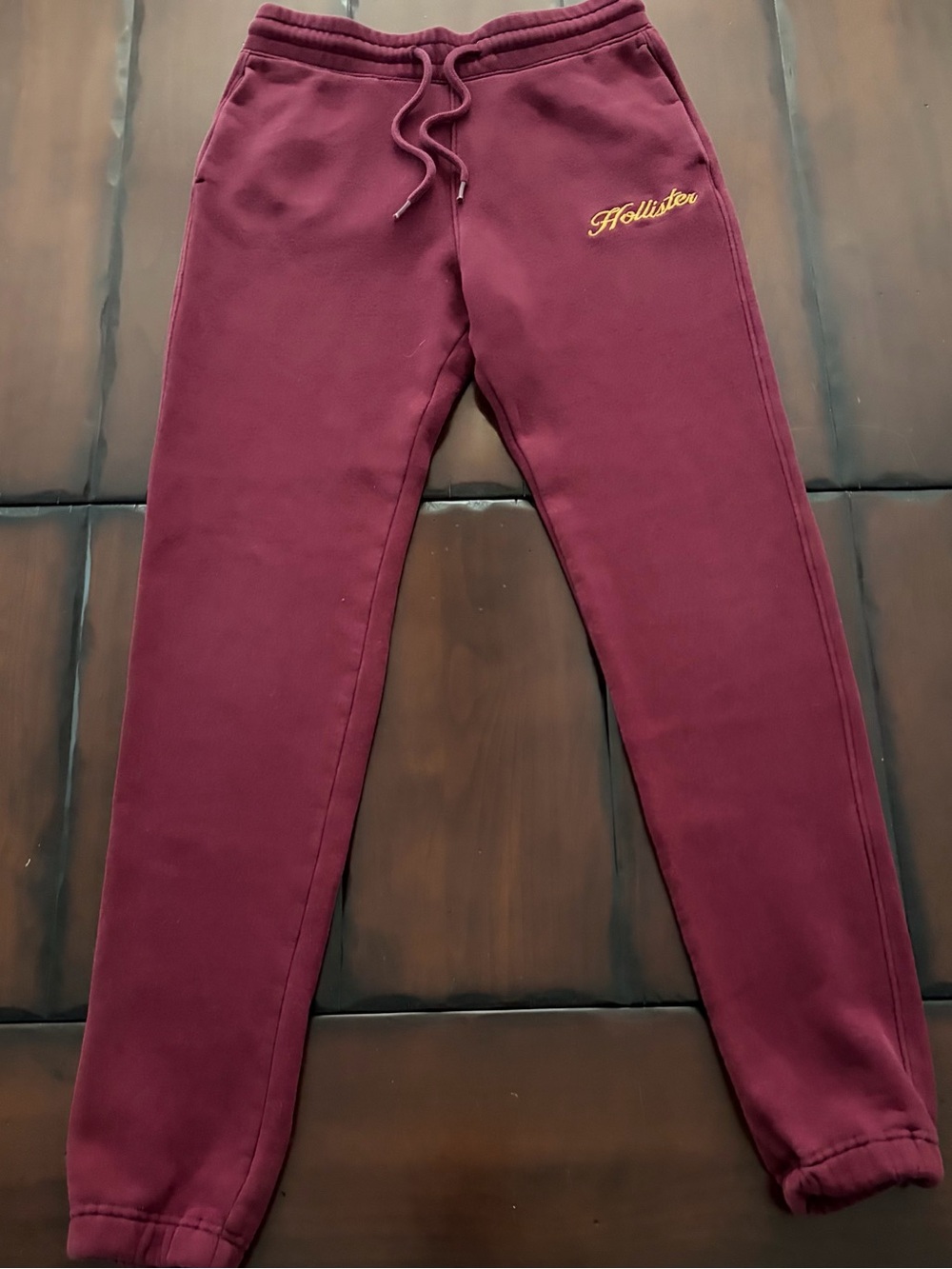 Maroon/Burgundy Hollister Sweatpants
